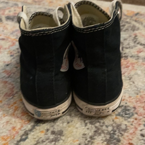 Black kids high top converse - Picture 3 of 4